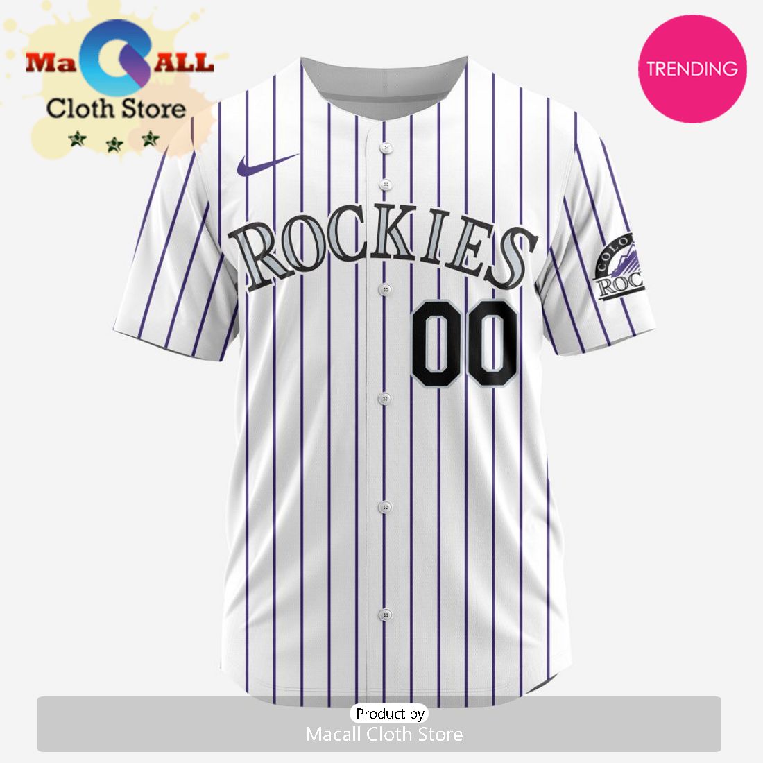 Colorado Rockies MLB Personalized 2024 Home Baseball Jersey Colorado Rockies MLB Personalized 2024 Home Baseball Jersey