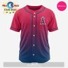 Los Angeles Angels Custom MLB 2024 Road Baseball Jersey
