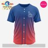 Los Angeles Dodgers Custom MLB 2024 Road Baseball Jersey