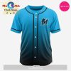 Miami Marlins Custom MLB 2024 Road Baseball Jersey