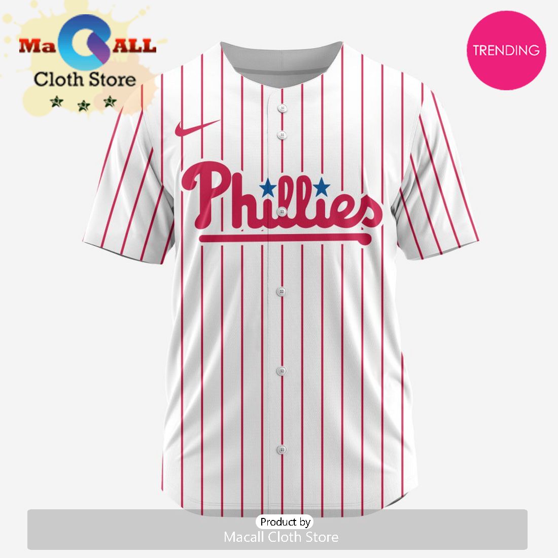 Philadelphia Phillies MLB Personalized 2024 Home Baseball Jersey