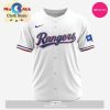Texas Rangers Custom MLB 2024 Road Baseball Jersey