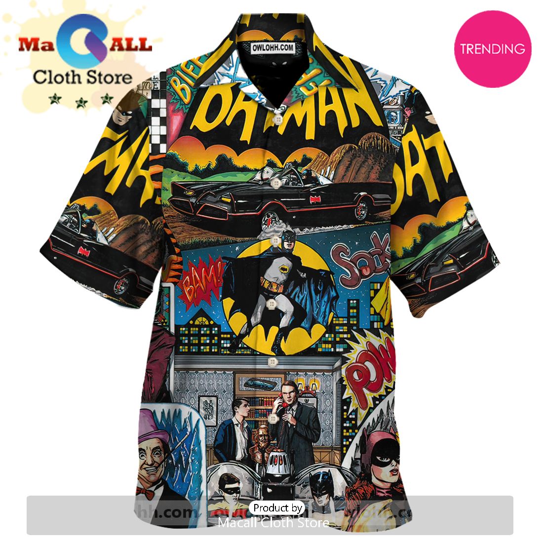 Batman 1966 Tv Series Hawaiian Shirt