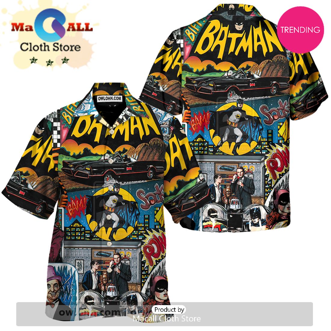 Batman 1966 Tv Series Hawaiian Shirt