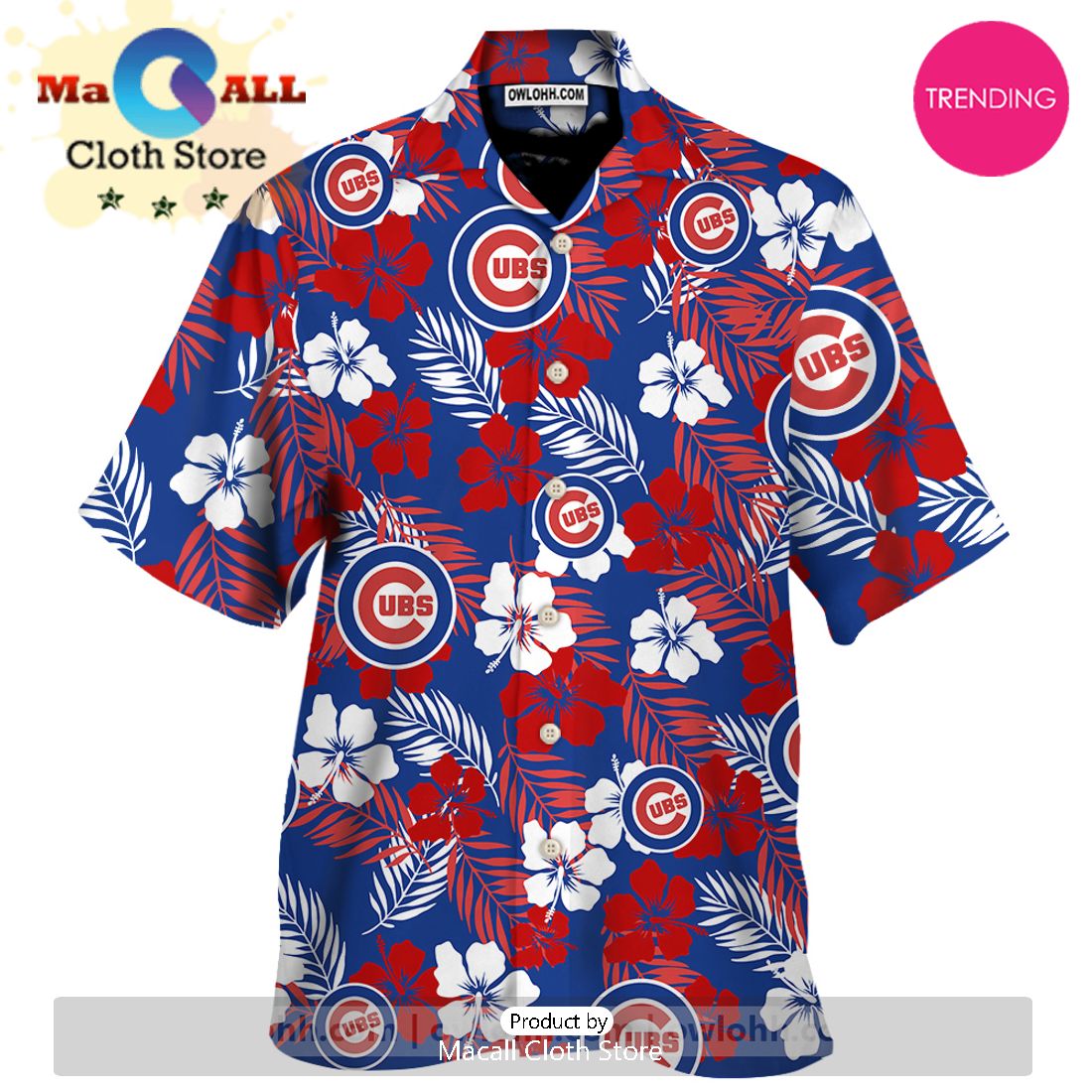 Chicago Cubs Hawaiian Shirt