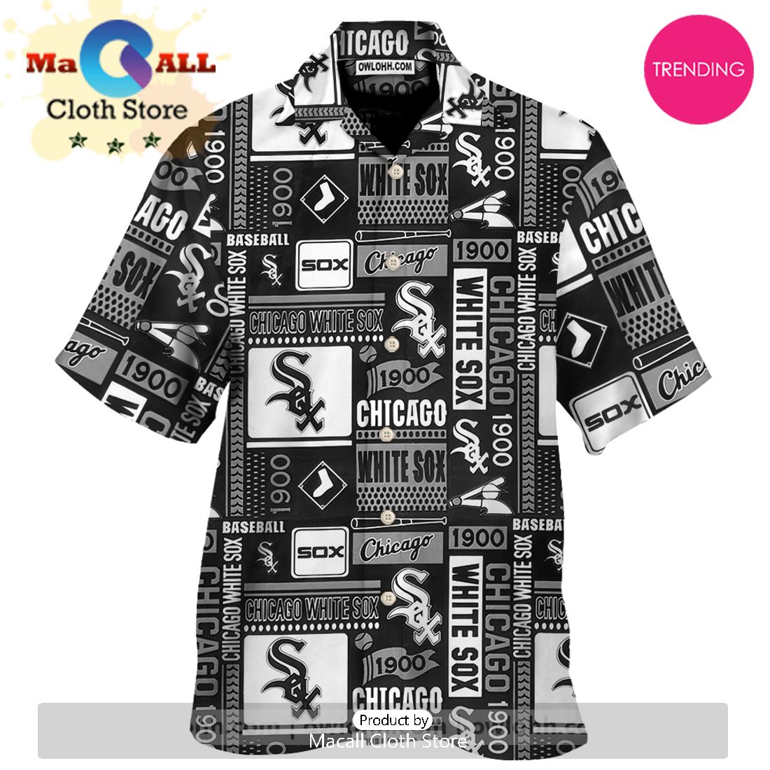 Chicago White Sox Baseball Hawaiian Shirt