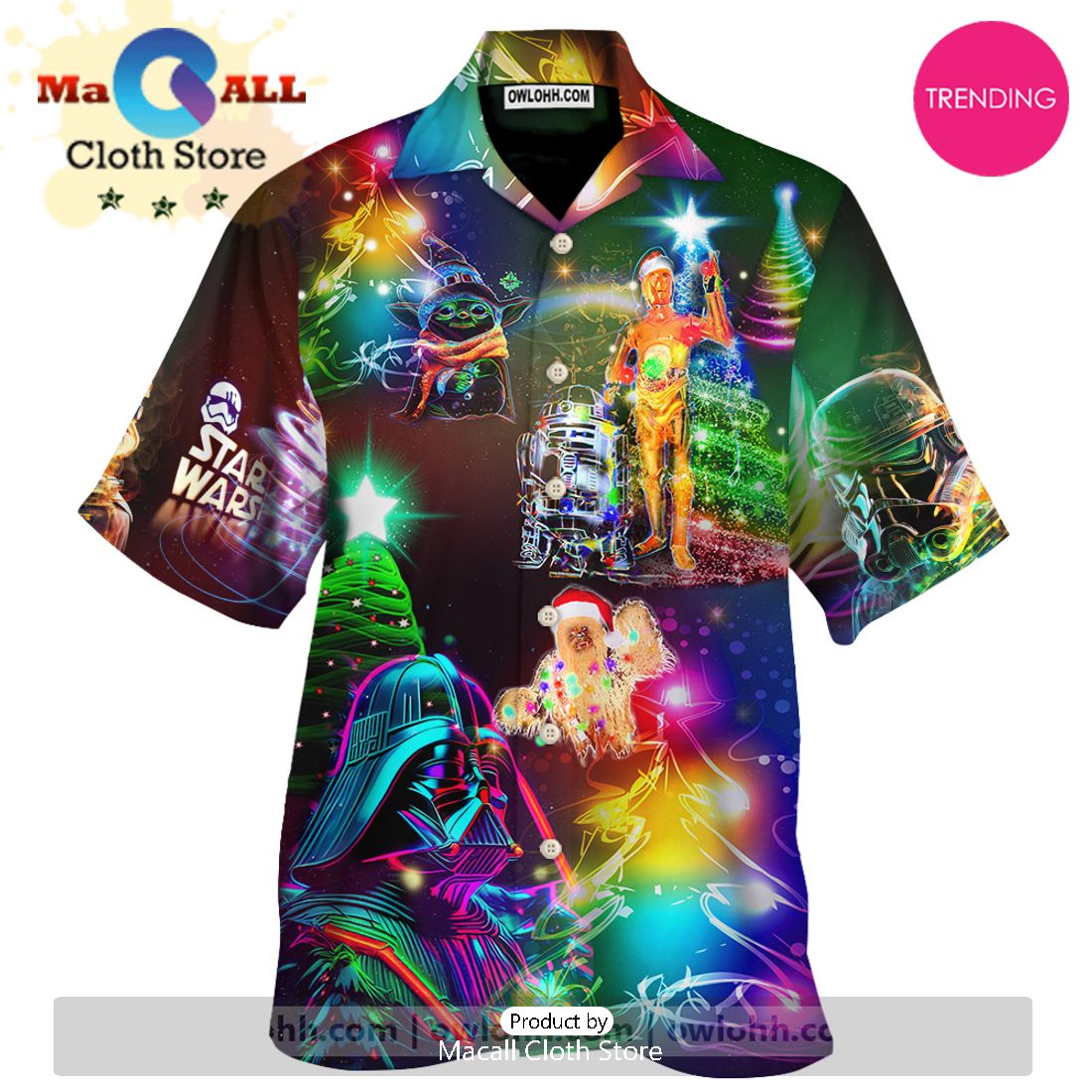 Christmas Star Wars Christmas Merry Everything Happy Always Hawaiian Shirt