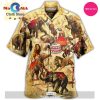 Dragon Dark Purple Lightning Art Style Hawaiian Shirt