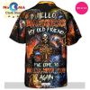Skull DILLIGAF FLAME SKULL WITH G Hawaiian Shirt