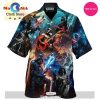 Starwars Darth Vader Synthwave Cool Hawaiian Shirt