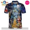 Christmas Star Wars Cartoon Christmas Funny Polo Shirt