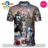 Christmas Star Wars Jabba The Hutt Comfort And Joy Polo Shirt