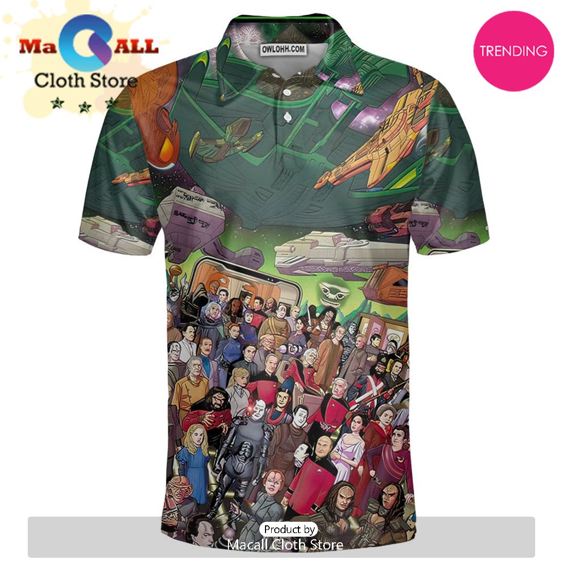 Star Trek 30th Anniversary Of Star Trek The Next Generation Polo Shirt