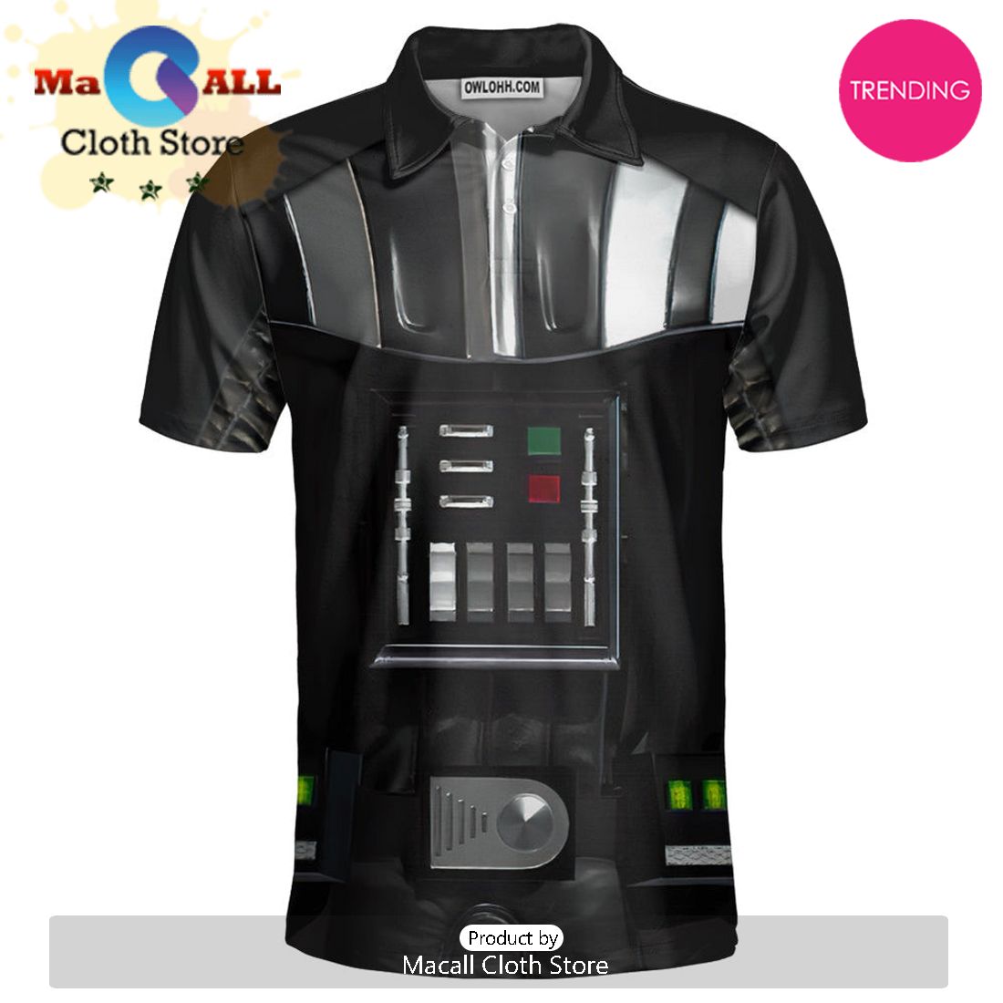 Star Wars Darth Vader Cosplay Polo Shirt