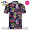 Strike Bowling Team Purple Polo Shirt For Men