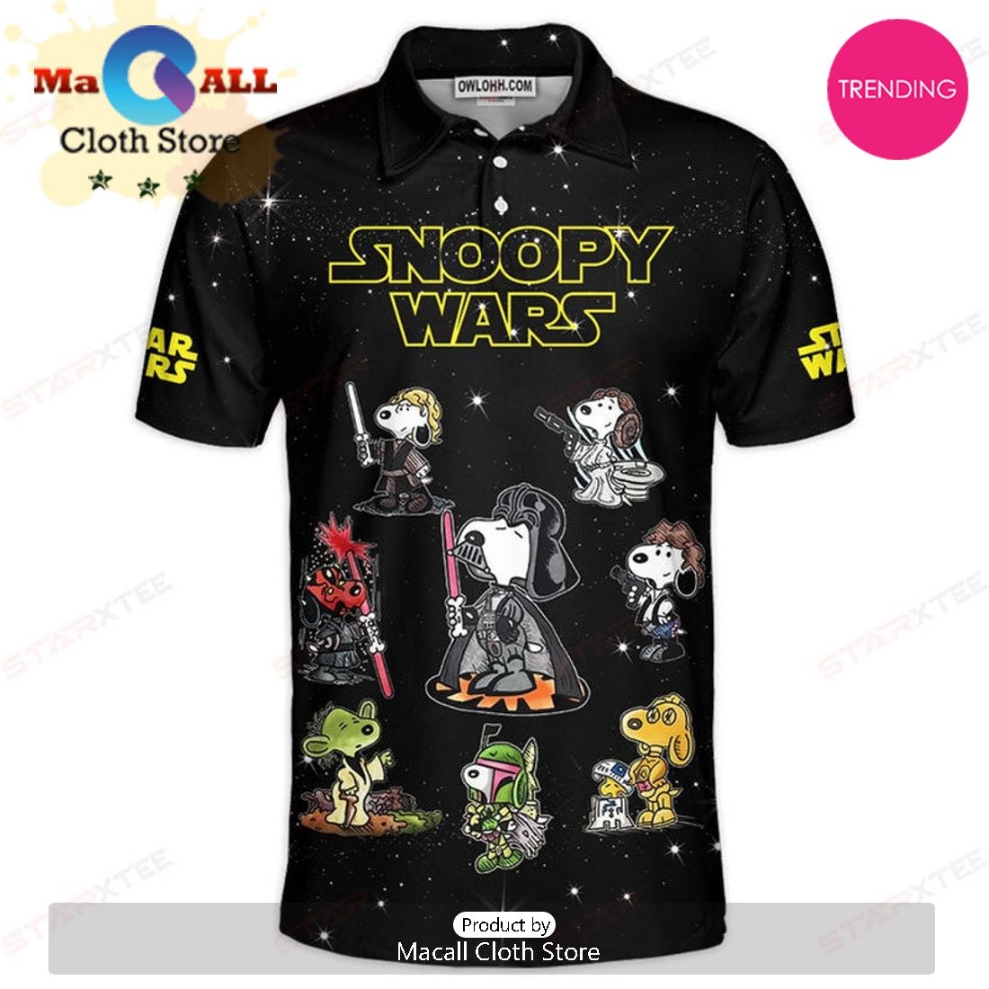 Star Wars Snoopy Wars Gift For Fans Polo Shirt