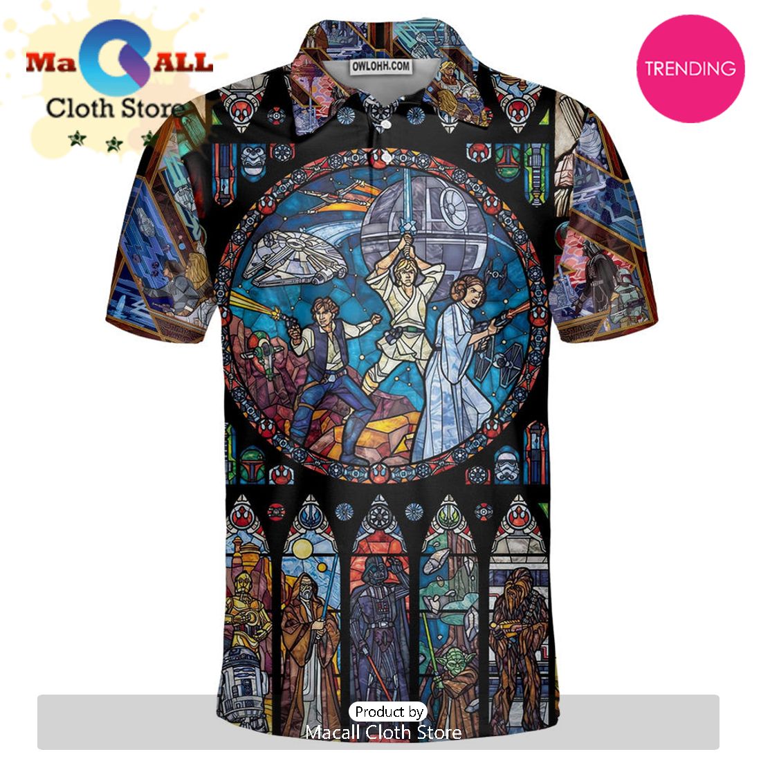 Star Wars Stained Glass Polo Shirt