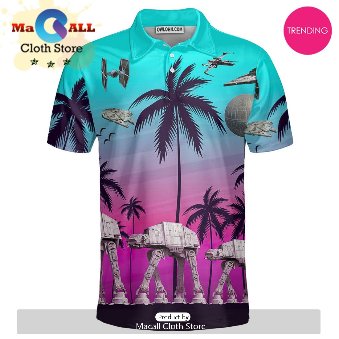 Star Wars Summer Beaches Polo Shirt