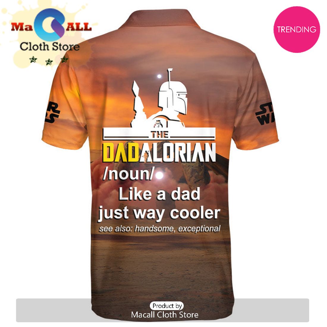 Star Wars This is The Way Father’s Day Gift For Fans Polo Shirt