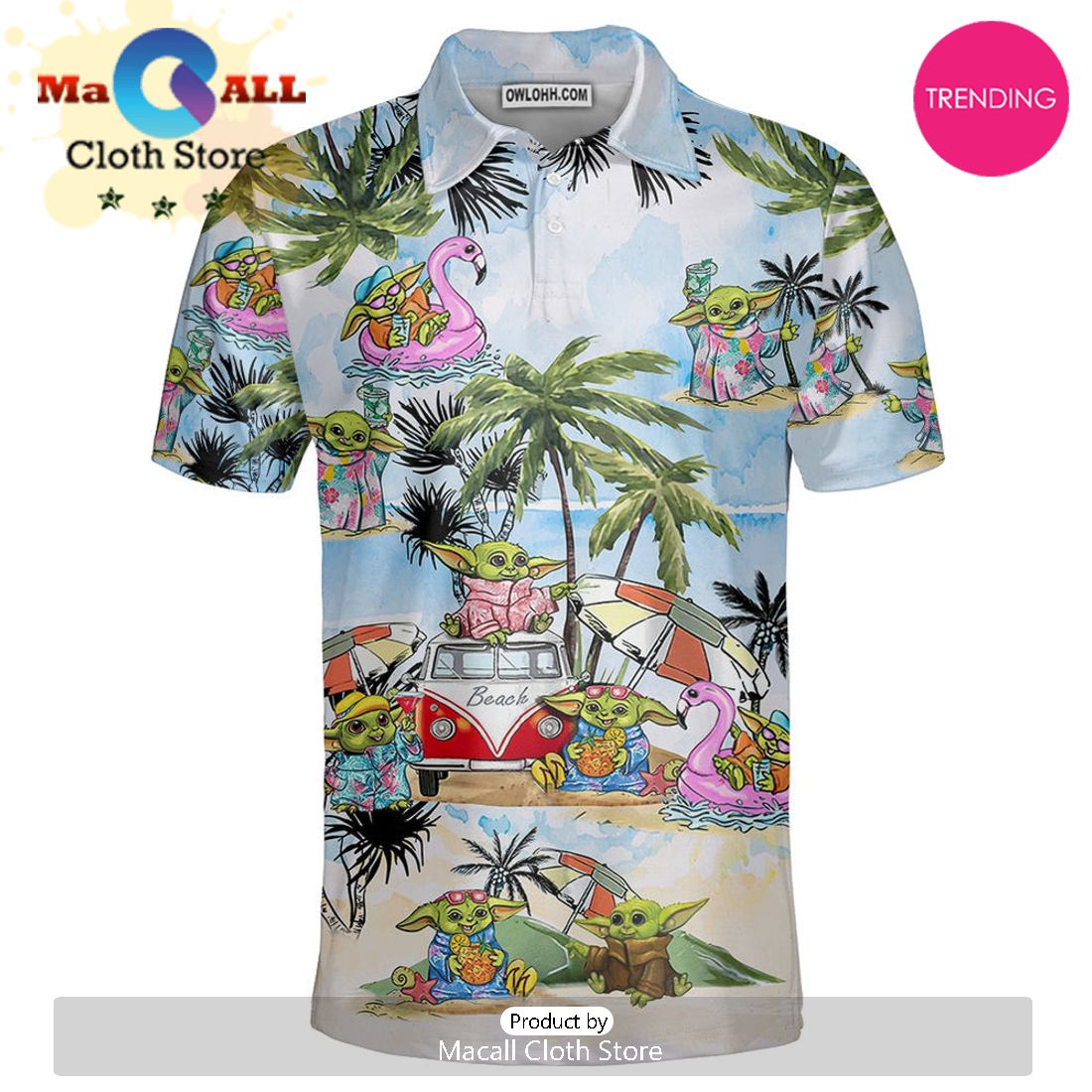 SW Disney Baby Yoda So Cool Polo Shirt