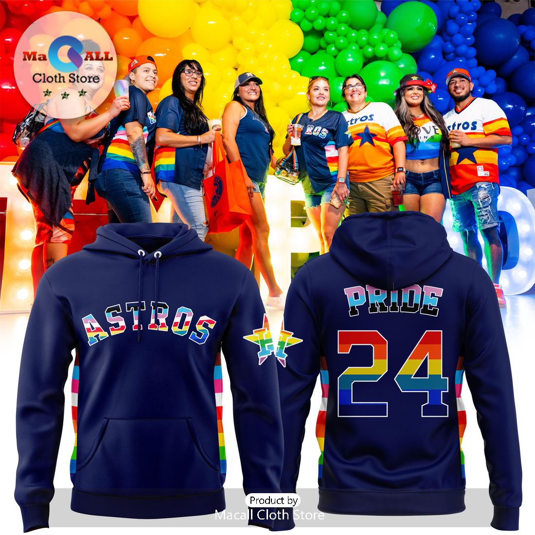 MLB Pride Night Houston Astros Hoodie And Pants