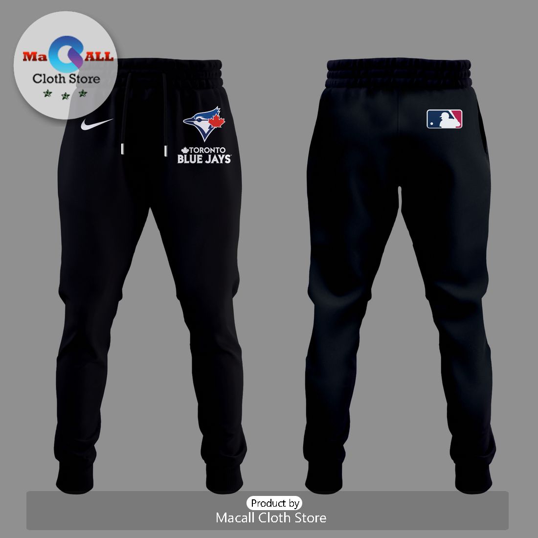 Toronto Blue Jays Baseball MLB Black Hoodie And Pants