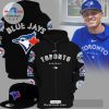 Toronto Blue Jays Baseball MLB Black Hoodie And Pants