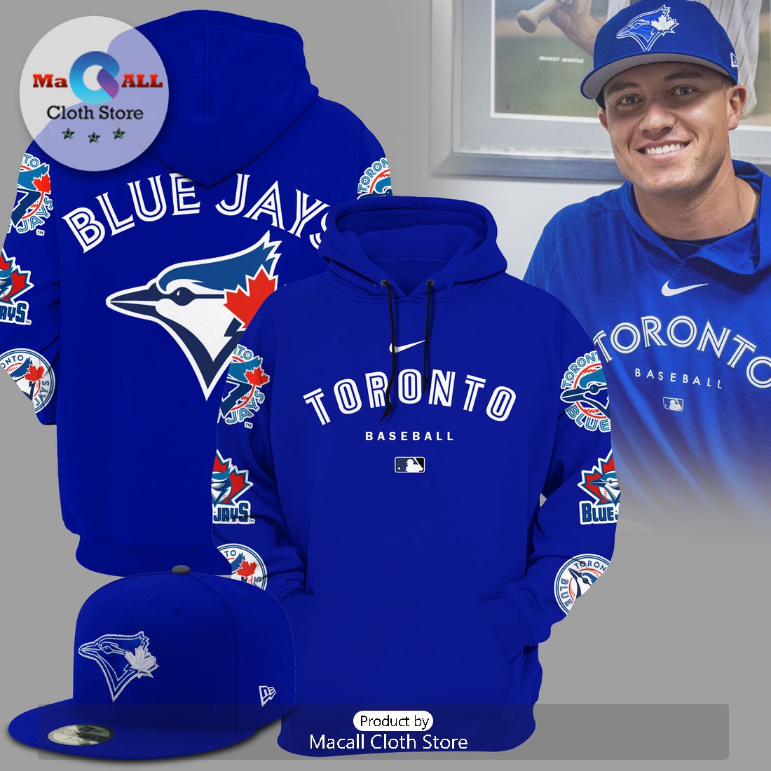 Toronto Blue Jays MLB Baseball Cam Eden Hoodie And Pants