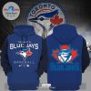 Toronto Blue Jays MLB Home Run Derby Blue Hoodie And Pants