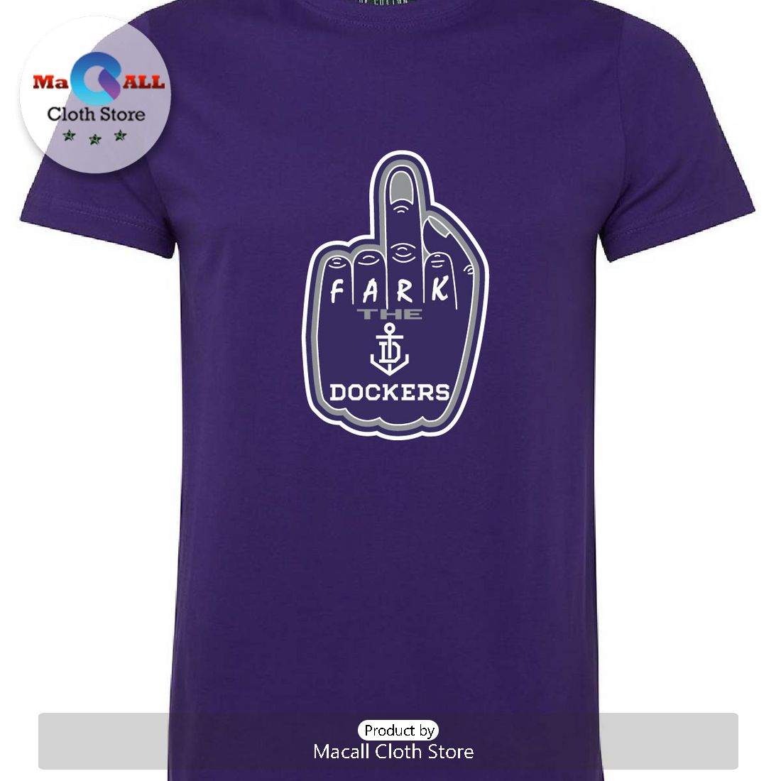 2024 Fremantle Dockers Football Club Purple 3D Hoodie