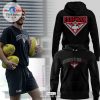AFL Essendon Bombers Football Black Hoodie 3D