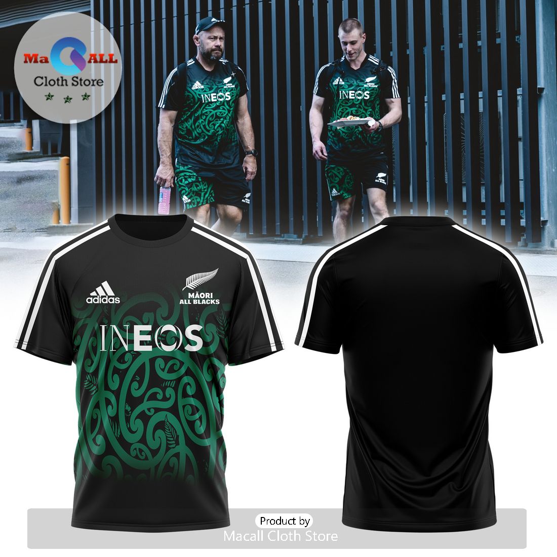 All Blacks Rugby Union Specialized 2024 New 3D Hoodie
