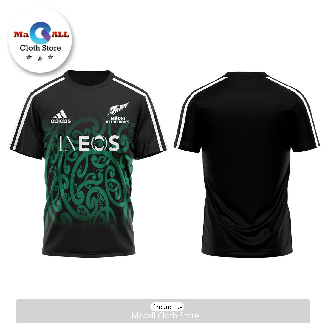 All Blacks Rugby Union Specialized 2024 New 3D Hoodie