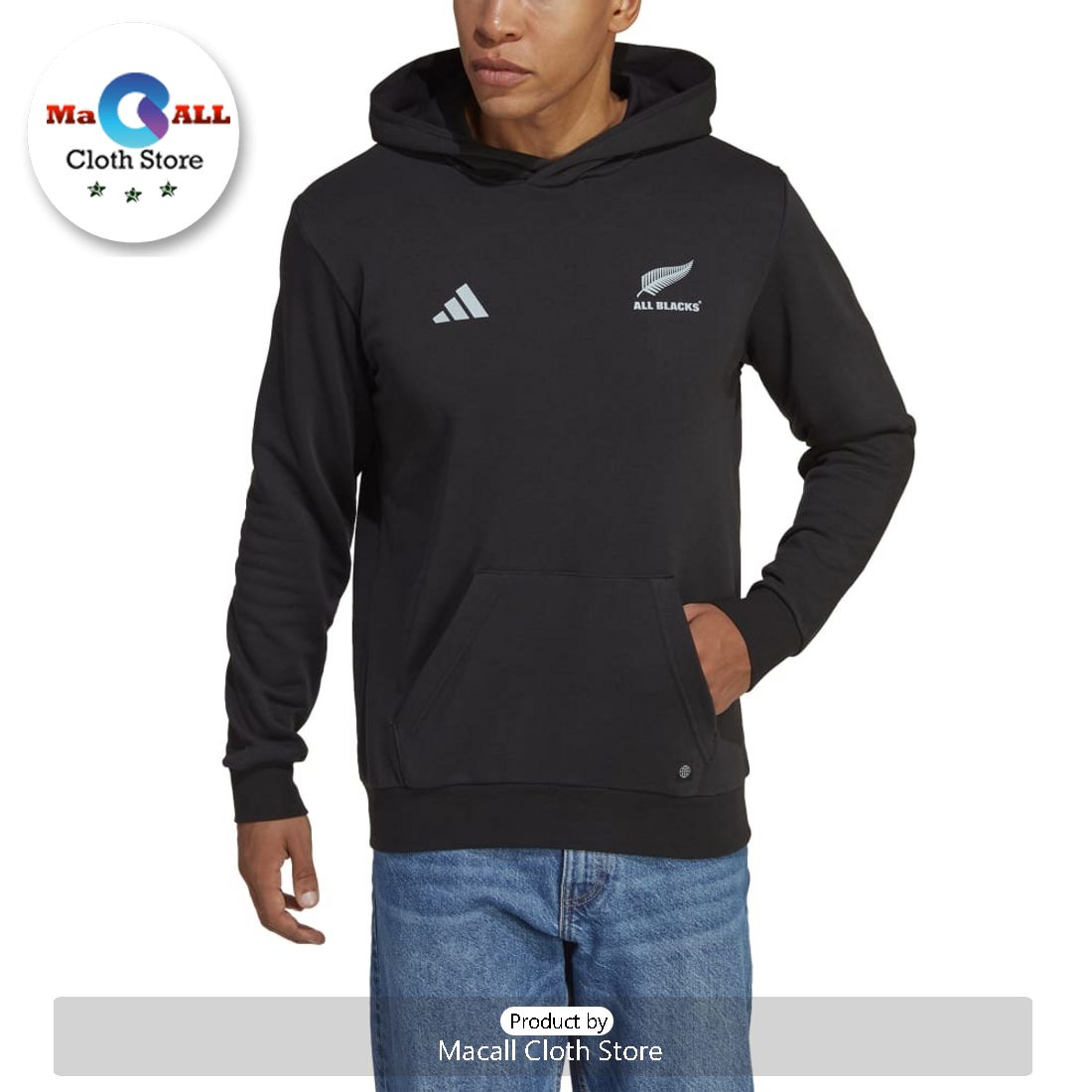 All Blacks Rugby Union Supporters 2024 Printed Hoodie 3D