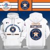 MLB Houston Astros 2024 Postseason Navy Hoodie 3D