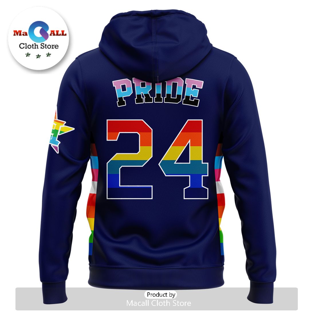 MLB Pride Night Houston Astros Hoodie 3D