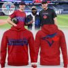 MLB Toronto Blue Jays American League White Hoodie 3D