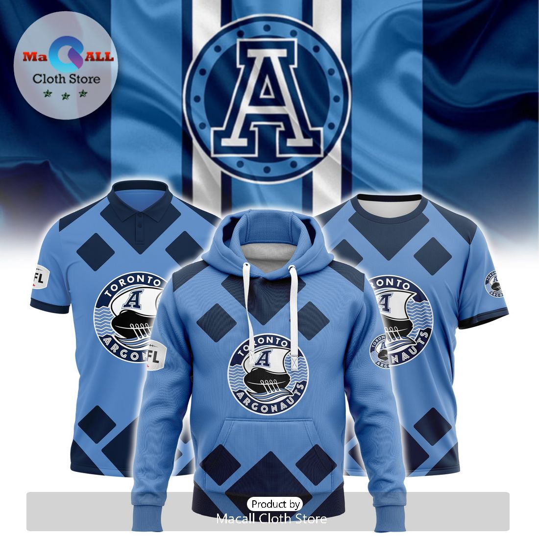 Toronto Argonauts Men’s Indigenous Merch Hoodie 3D