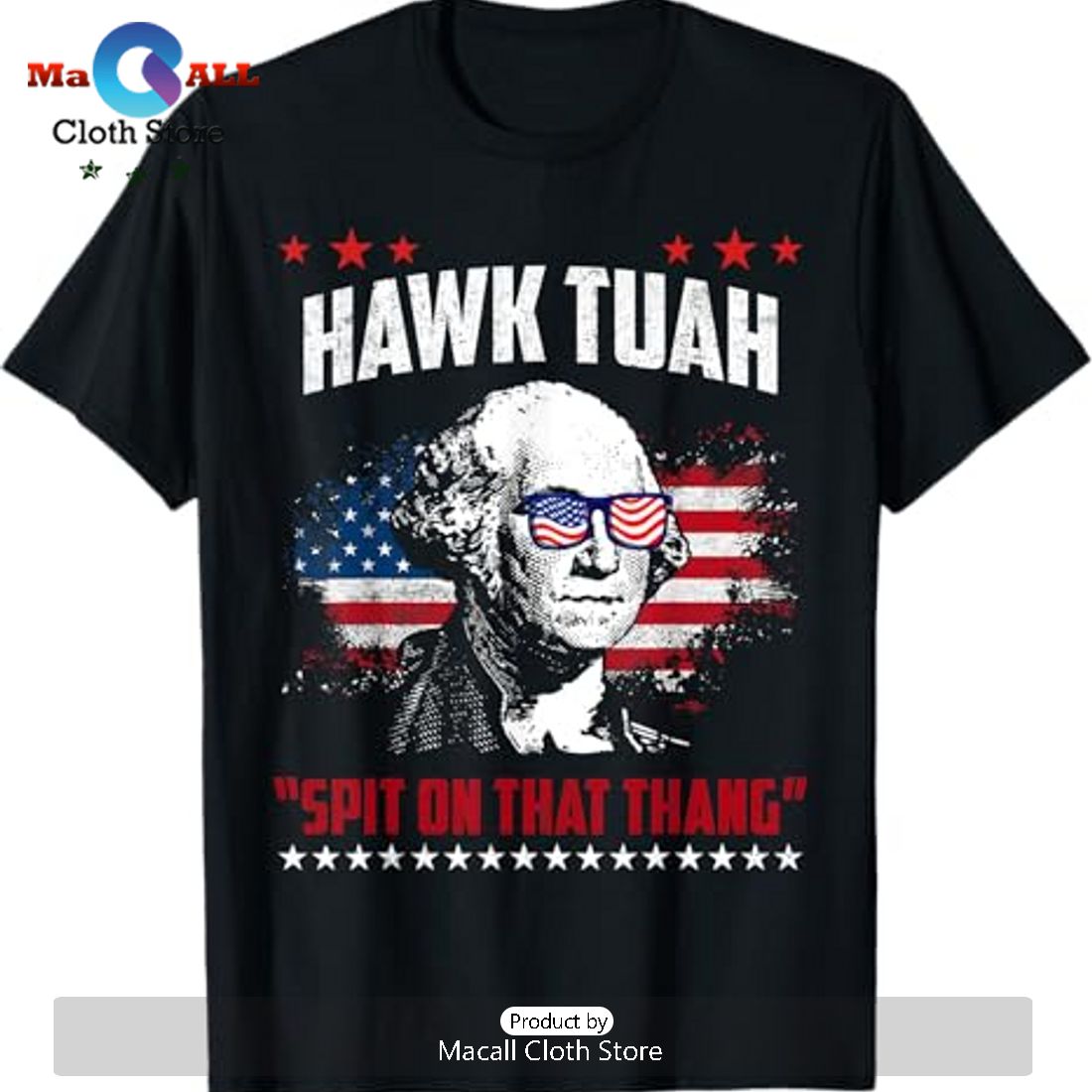 Funny Hawk Tush Spit On That Thang Graphic Tee