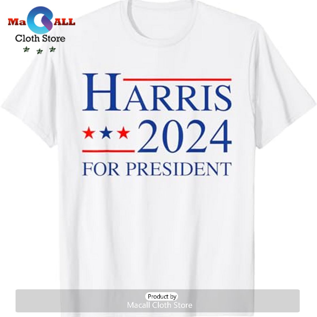 Harris 2024 For President Campaign Graphic Tee