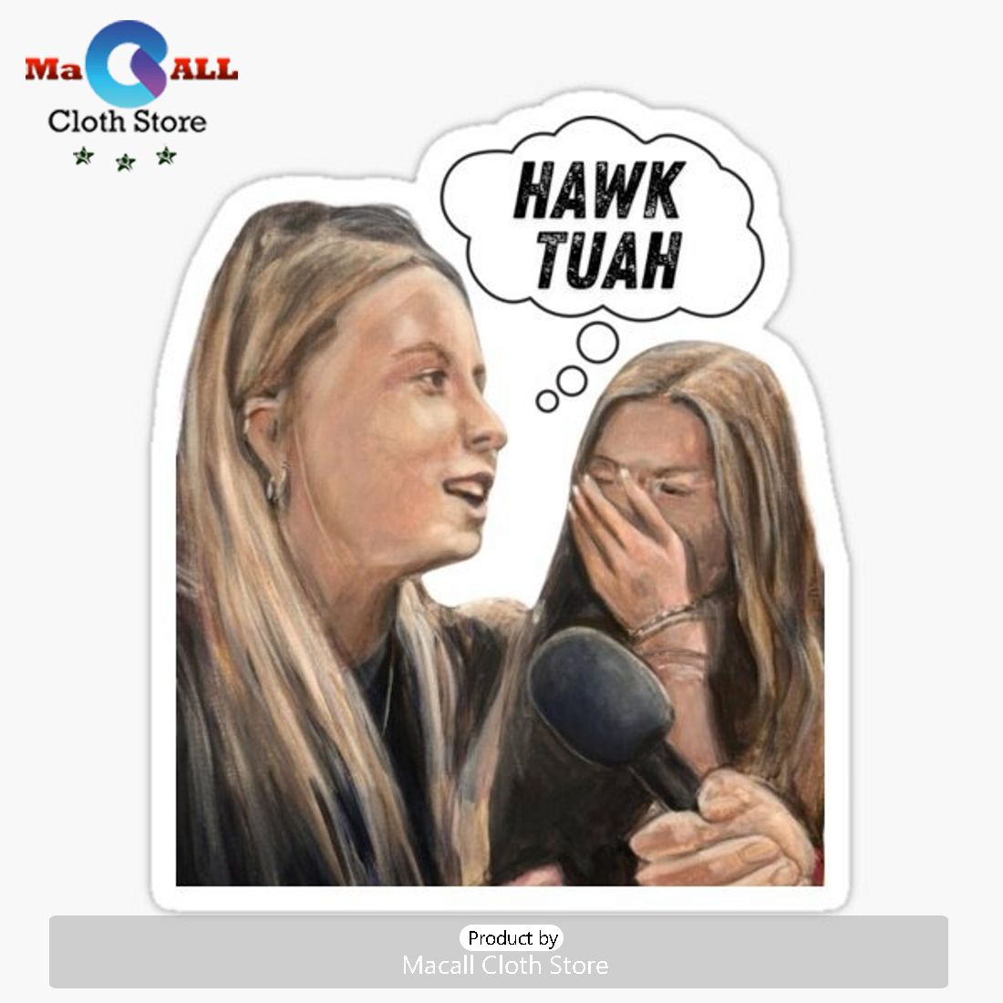 Hawk Tuah Funny Meme Graphic Tee