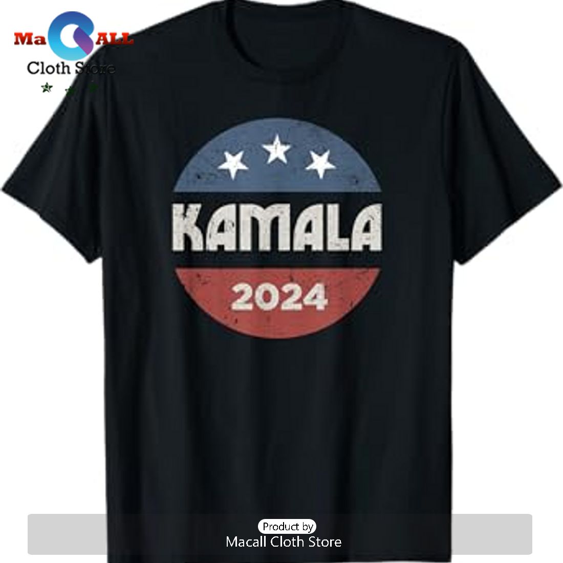 Kamala Harris 2024 For President Campaign Graphic Tee