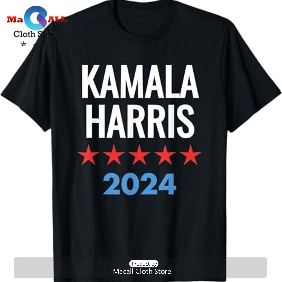 Kamala Harris 2024 for President Graphic Tee