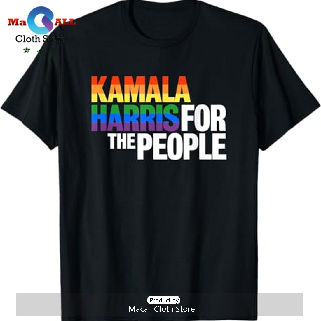 Kamala Harris For President LGBT Gay Pride Graphic Tee