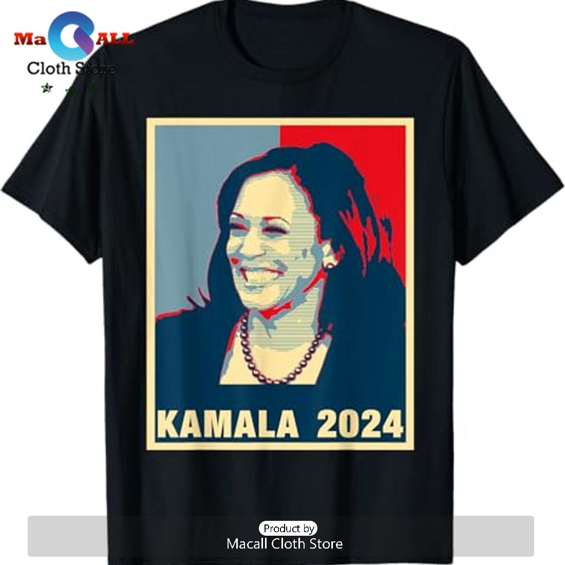Kamala Harris President 2024 Madam Vice President Graphic Tee