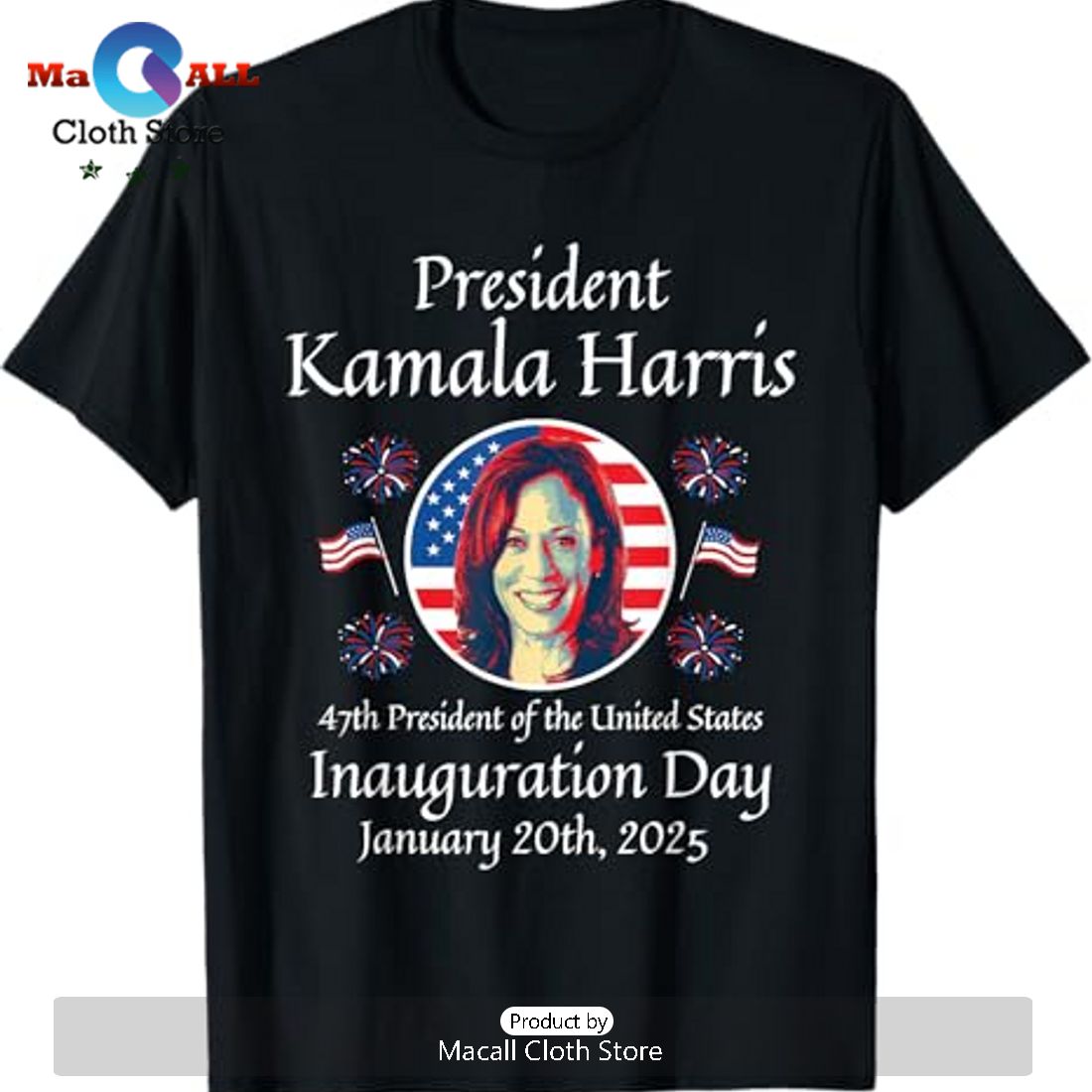 President Kamala Harris Inauguration 2025 Memorabilia Graphic Tee