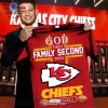 Born A Chiefs Fan Just Like A Husband Crew Neck T-Shirt