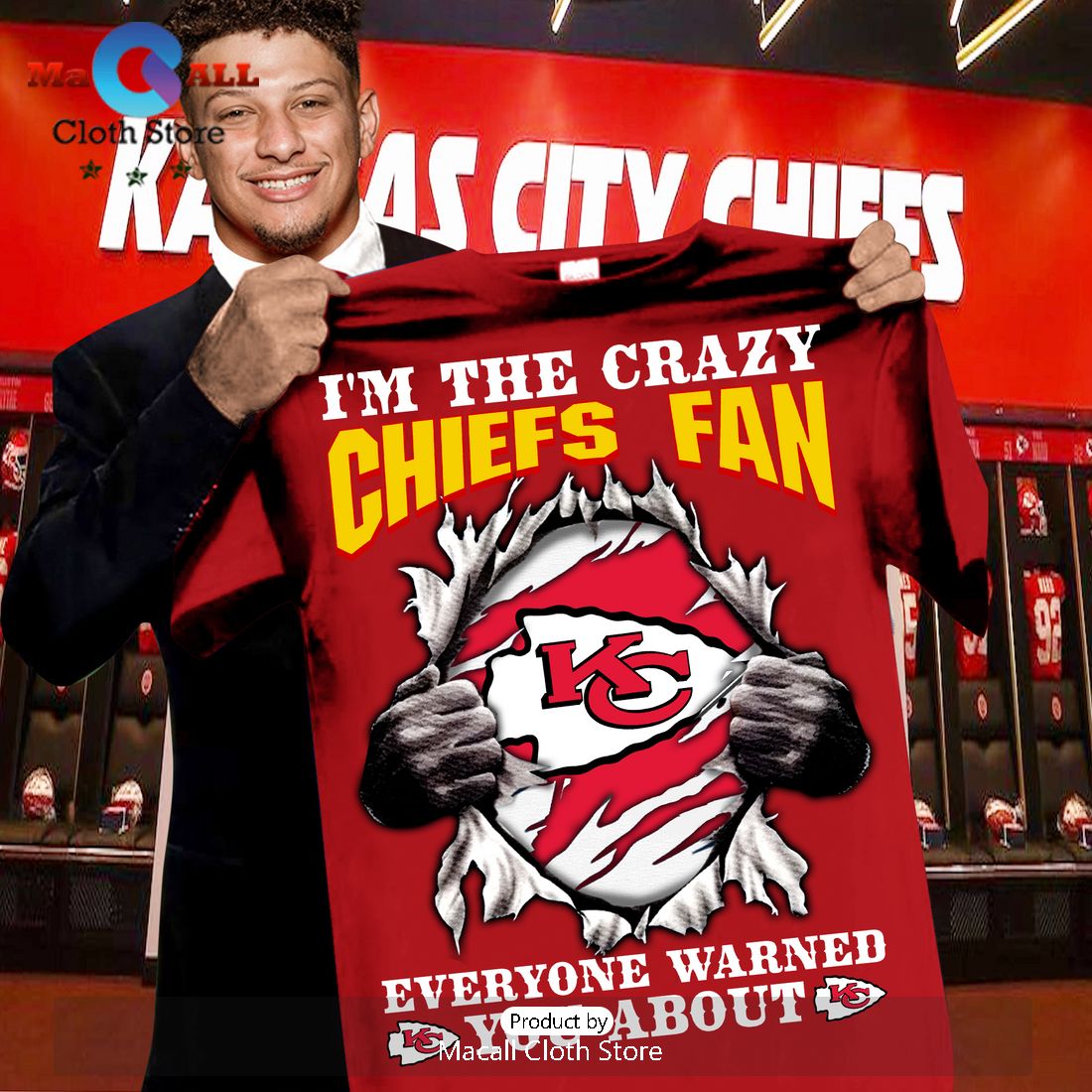 I’m A Crazy Chiefs Fan Everyone Warned You About Crew Neck T-Shirt