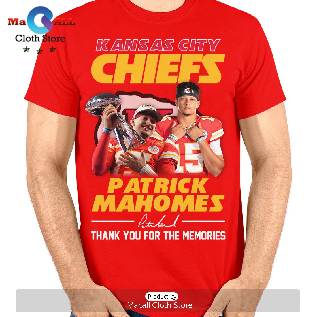 Kansas City Chiefs Patrick Mahomes Thank You For The Memories Crew Neck T-Shirt