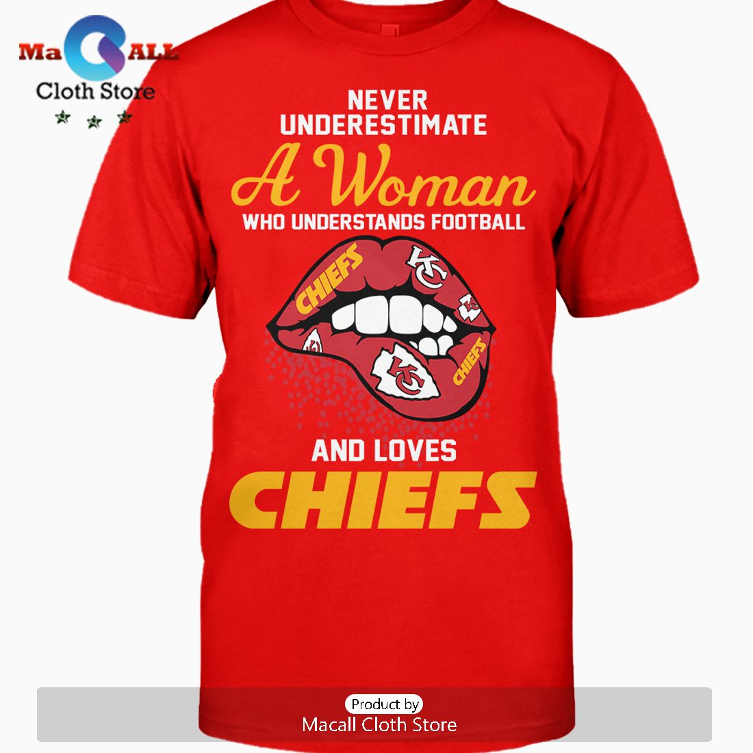 Never Underestimate A Woman Who Is Chief Fan Crew Neck T-Shirt